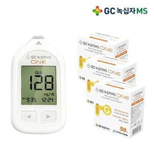 [기타]GC 녹십자 MS ONE 원 혈당 측정 검사지 150매+기계+침100+솜100