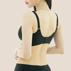 HNF 노와이어 후크형 끈 심리스브라 스포츠 브래지어 수면 브라탑