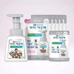 핸드워시 아이깨끗해 손세정제 대용량 키친 250ml 1개 리필 200ml 5개