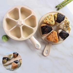 DIY 편의점 삼각김밥 만들기 주먹밥틀 6구 전자렌지사용