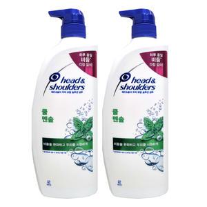 헤드앤숄더 쿨멘솔 샴푸 850ml X 2개 / 쿨링감