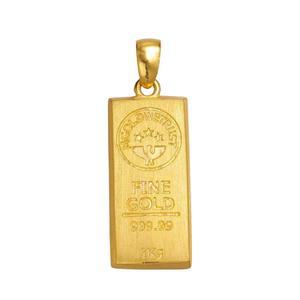 갤러리아 여자 순금 펜던트 무광 골드바 24K 3.75g