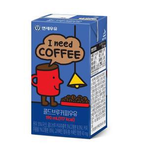 연세우유 콜드브루커피우유 190ml x 24개/코스트코