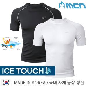 아이스터치 기능성 반팔 냉감 셔츠 IN-11 이너웨어 UV차단 스포츠언더웨어