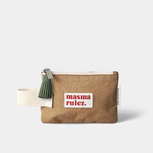 [마스마룰즈]Mini strap pouch _ Solid 브라운