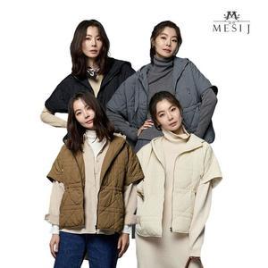 24FW 메시제이 자수 퀼팅 베스트 1종