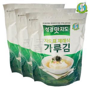 성경김 재래식 김가루 400g 3개 조미 가루김