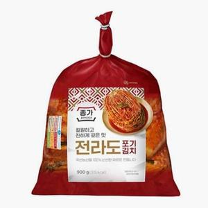 | 종가 | 전라도 포기김치 900g(비닐) 홈파티 명절 간편식 전라도 포기김치 해남 갓 배추