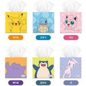 [코디] 코디 각티슈 포켓몬 230매 6입 미니 곽티슈 미용티슈