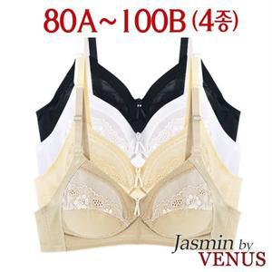 [비너스자스민]80A 100B 편안한 매쉬망 노와이어 마담브라4종 VS4A _P035027393