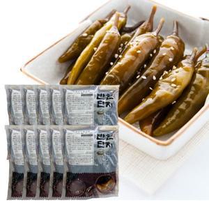 반찬단지 국산 청양간장고추 1kg 1박스 10개