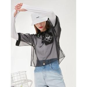 [하프클럽/에고이스트]카라 포켓 크랍 티셔츠 EN2CH362