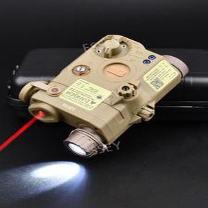 레이저 조준기 스코프 도트 표시기 풀 HT 전술 PEQ-15 LED