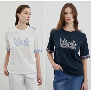 갤러리아 올리비아로렌 원포인트 프린트 티셔츠 VVCAS4M3371