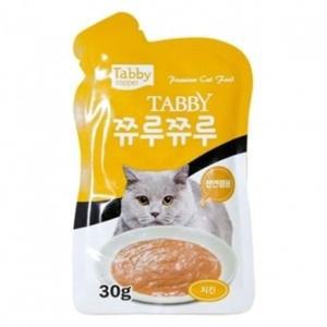 치킨 인기 쮸루 30gX12개 고양이 감성 간식 츄르 츄잉 (WFH52LT)