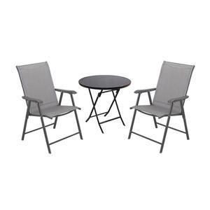 접이식 야외 테이블 레저 스포츠 낚시 캠핑 의자 세트 사각형 - 투명/70cm/의자 2개 포함