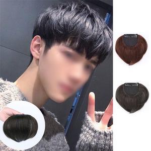 키밍 남자부분가발 앞머리 정수리 붙임머리 2컬러