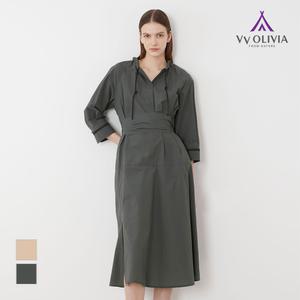 [비비올리비아] 자수 포인트 원피스_VVCOA3M3381