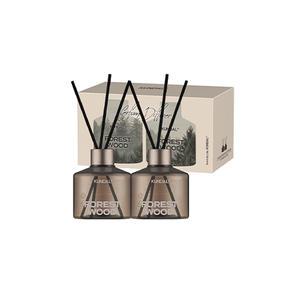 쿤달 시그니처 퍼퓸 디퓨저 세트 포레스트우드 (본품, 200ml, 2개+섬유스틱, 10P)