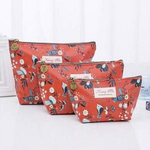 [라일리] Rly 버드 플라워 파우치 레드 3size 대