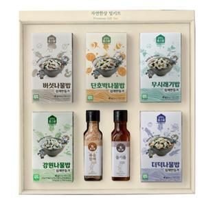 나물밥 쉽게 만들기 시리즈 5종 프리미엄세트 (참기름+들깨)