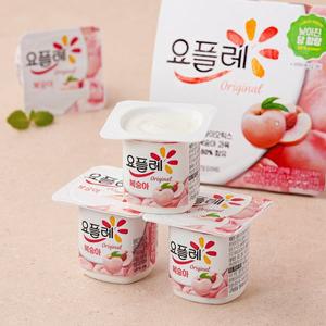 [빙그레] 요플레 오리지널 복숭아 340g (85g4입)