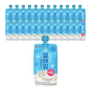 [롯데웰푸드]설레임 밀크쉐이크 저당 160ml x24개