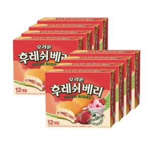 오리온 후레쉬베리 336g x 8개
