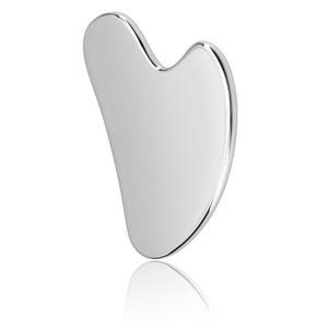 테라피 Gua Sha 보드 하트 모양 스테인레스 스틸 근육 마사지 조직 치료 긁는 플레이트 혈액 순환 촉진 바