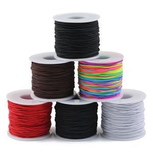1롤 레인보우 탄성 구슬 코드, DIY 쥬얼리에 대한 다채로운 신축성 공예 스레드 문자열 팔찌 목걸이 용품