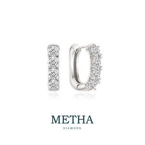 메타다이아몬드실버925 모이사나이트 이터니티 귀걸이 1종 (총 2.4ct)