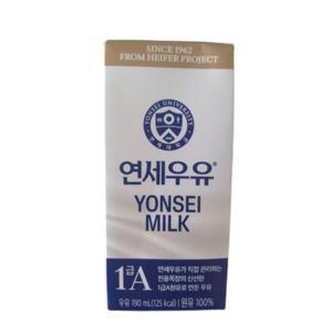 연세우유 멸균우유 190mlx48팩