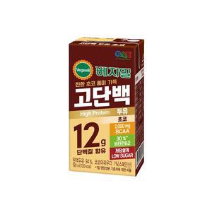 [베지밀] 고단백두유 초코 190mlx32팩