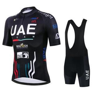 Uae 남성용 통기성 사이클링 저지 세트, 2025 프로 팀, MTB 자전거 의류, Maillot Ropa Ciclismo 유니폼 여