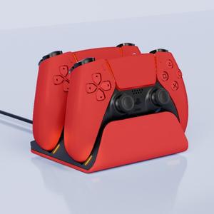게임패드거치대 PS5 용 고속 충전 도크 듀얼 무선 게임 패드 충전기 스테이션 PlayStation 5 충전 스탠드