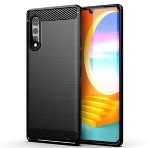 LG 벨벳 케이스 LG G9 ThinQ 고급 탄소 섬유 커버 LG 벨벳 LM-G910EMW G900N 용 기존 소프트 일반 실리콘