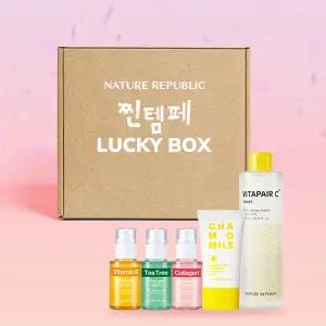 네이처리퍼블릭 토너+앰플+선크림+ 팩4매 (여름올케어세트)