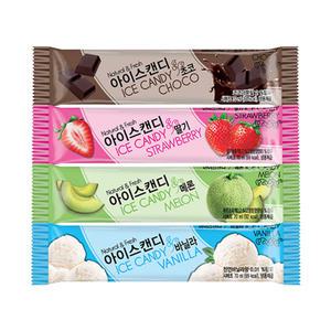 서주 아이스캔디바 4종 40개 골라담기(바닐라/딸기/메론/초코)