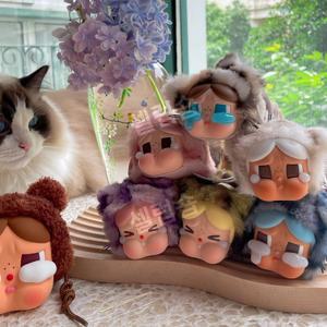 크라이베이비 레오파드 고양이 키링 자동차 장식