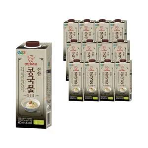 정식품 간단요리사 진한 콩국물 검은콩 950ml 12팩