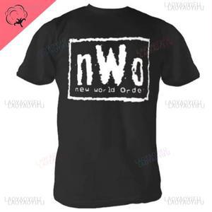 NWO 뉴 월드 오더 레슬링 성인 캐주얼 프라이드 티셔츠, 루즈 패션, 멋진 남자 반팔 상의, 스트리트 웨어