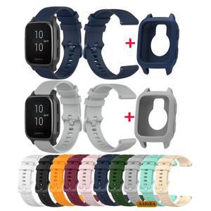 Garmin Venu Sq 2용 2in1 실리콘 스트랩+소프트 케이스