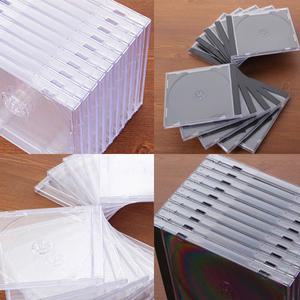 [국내산 CD케이스] 쥬얼케이스 1CD 2CD(20장단위) 블랙/투명/시디케이스/공케이스