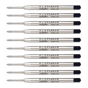 파카 큉크플로우 리필 볼펜심 M 1.0mm 블랙/10개