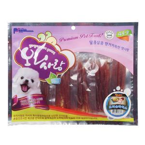 오리사랑 오리슬라이스 400g//애견간식/강아지/사사미