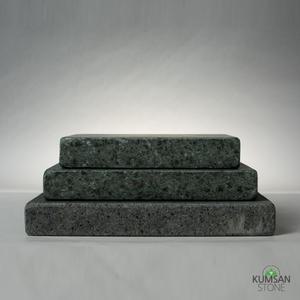 [온돌그릇]사각누름돌 장수곱돌 김치 장아찌 오이지 담금돌 누름판(120mm/150mm/180mm)