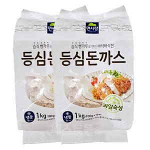 면사랑 등심돈까스 1kg 2개