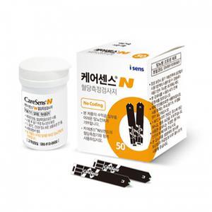 아이센스 케어센스N 혈당시험지 혈당측정검사지 1박스 50매 - 27년 05월