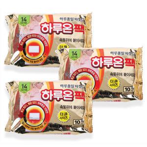 하루온 핫팩 30매 붙이는핫팩 손난로 찜질팩 하루온팩