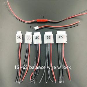 Lipo 배터리 밸런스 케이블 와이어 잠금 밸런서 2S 3S 4S 5S 6S 악세사리 Imax B6 혼합 커넥터 밸런싱 충전